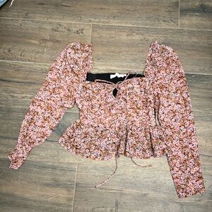 ASTR the Label floral blouse